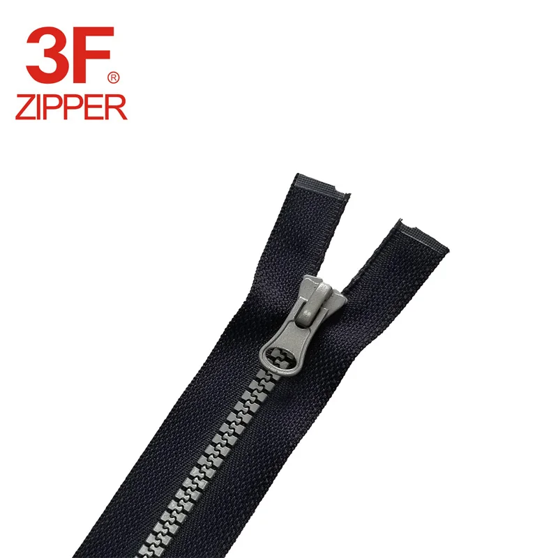 
3F Zipper Factory Dye to Match Plastic Vislon Zipper with color teeth DTM 