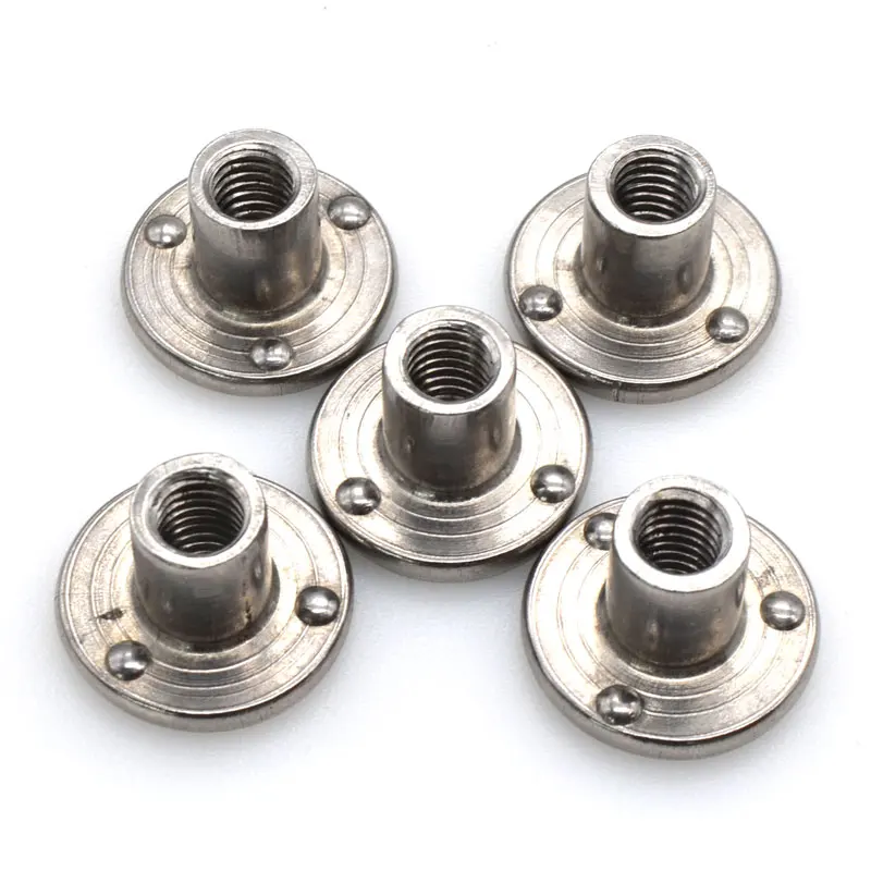 Stainless Steel round base Tee weld nut
