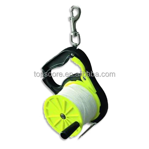 
Dive Reel Plastic sustainer Free Diving Product / REEL Wiht 80m (270ft) Line / High Quality Plastic Diving Finger Reel 