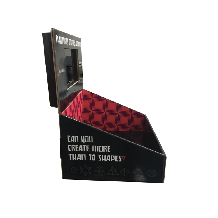 counter top display with LCD video /TV cardboard counter display stand