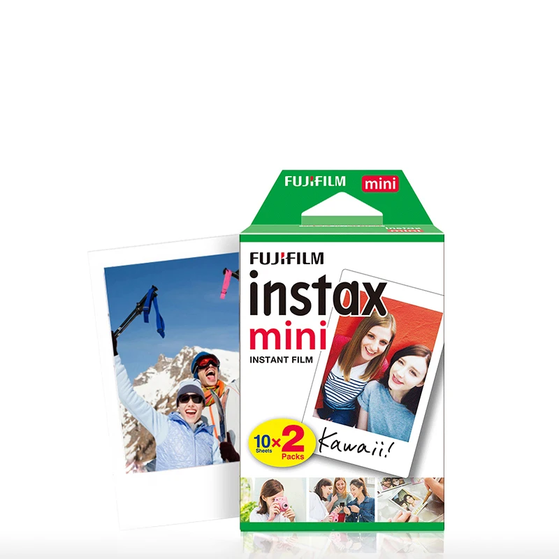 Fujifilm instax mini film instant film twin pack 20 Exposures  for mini8/min9/mini90 camera