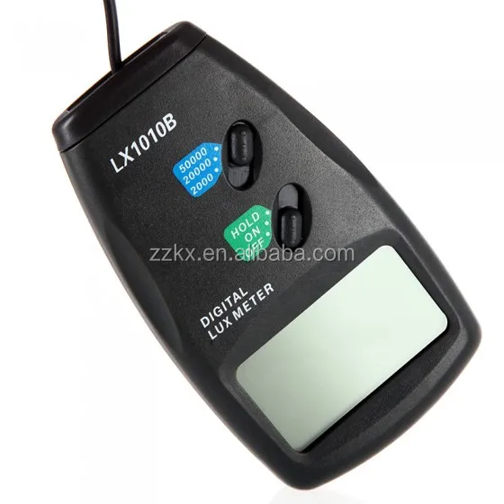 Hot Sale Economic Lux Meter Light Meter with lcd display 50,000 Lux Luxmeter LX-1010B
