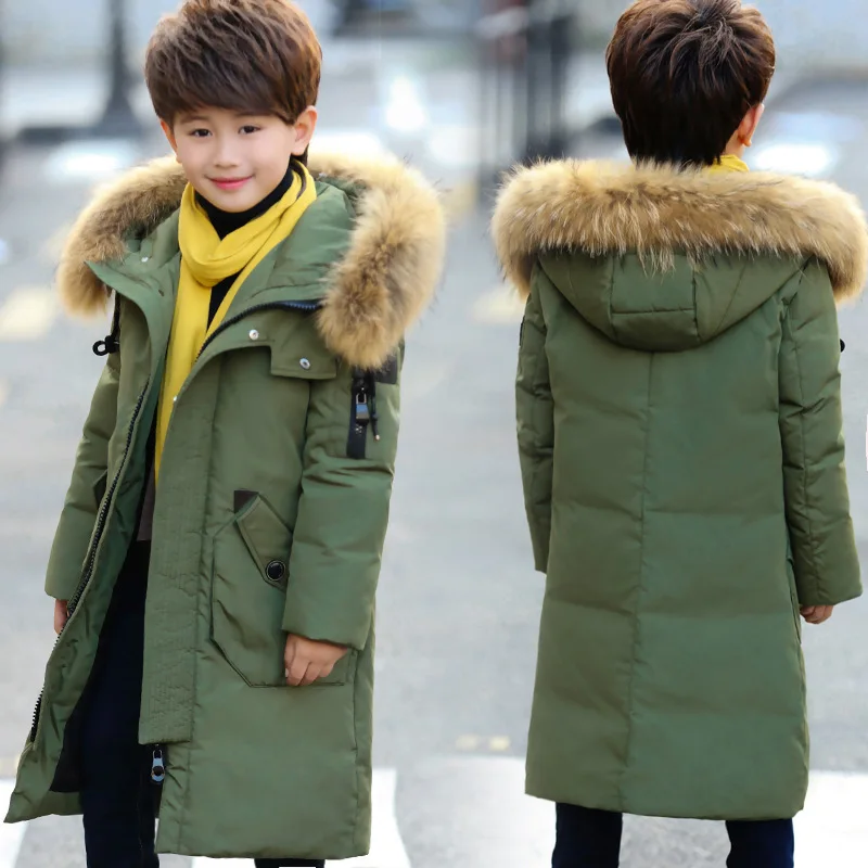 YQ01 Kids cloth fashion design winter children boy down coat