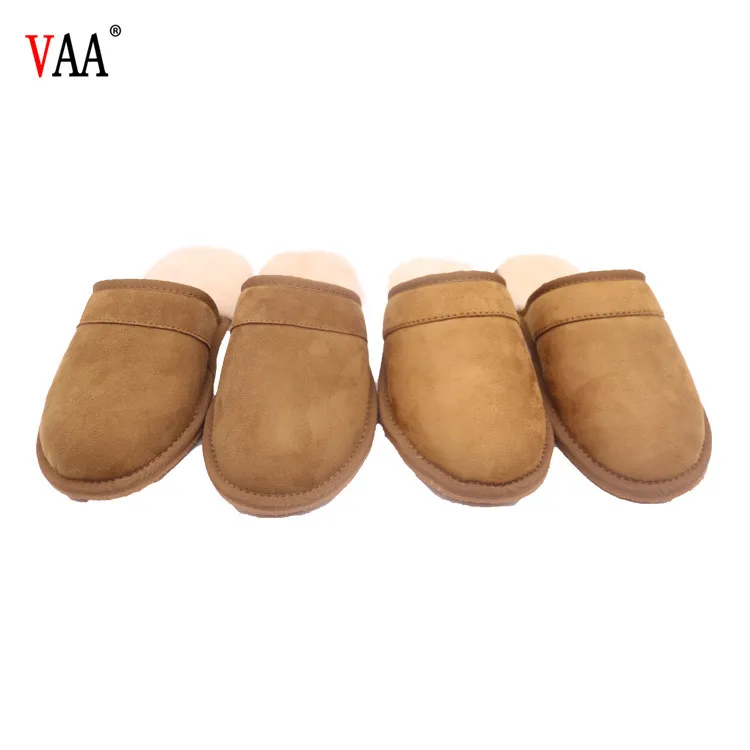 AN-CF-100 Genuine Leather And Lining Sheepskin Latest Design Wholesale Slippers From China,China Wholesale Slippers