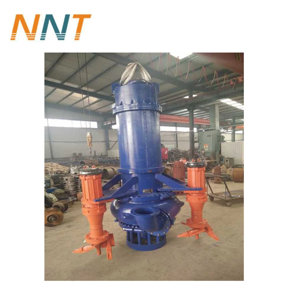 75HP submersible sludge slurry pump with mixer