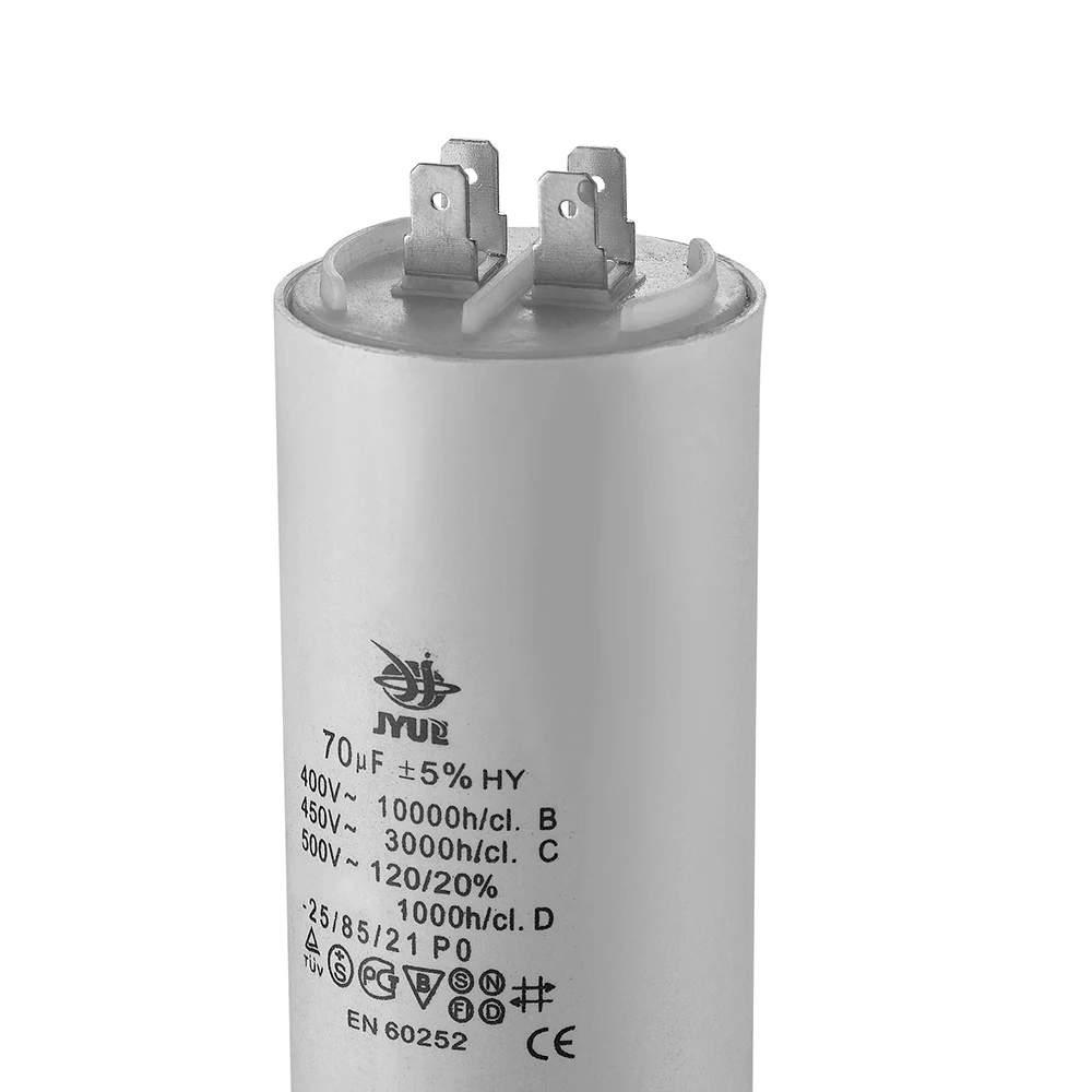 Индивидуальный конденсатор cbb60 450vac 50/60hz 25/70/21 для водяного