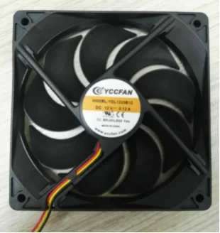 UL RoHS Silent Fan 120mm 120x120x25mm 12volt DC Brushless Fan Cooling Computer