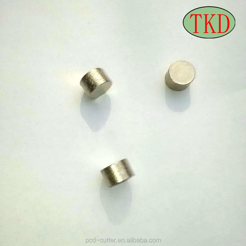 Nickel coating Thermal Stale Poly crystalline Diamond TSP parts for drill bits