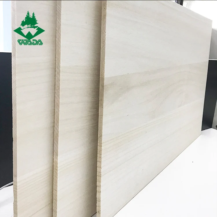 Настроенный размер естественный ширина Массив дерева доска, древесина павловнии цена