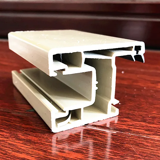 80 sliding series three tracks high quality lead free pvc profile