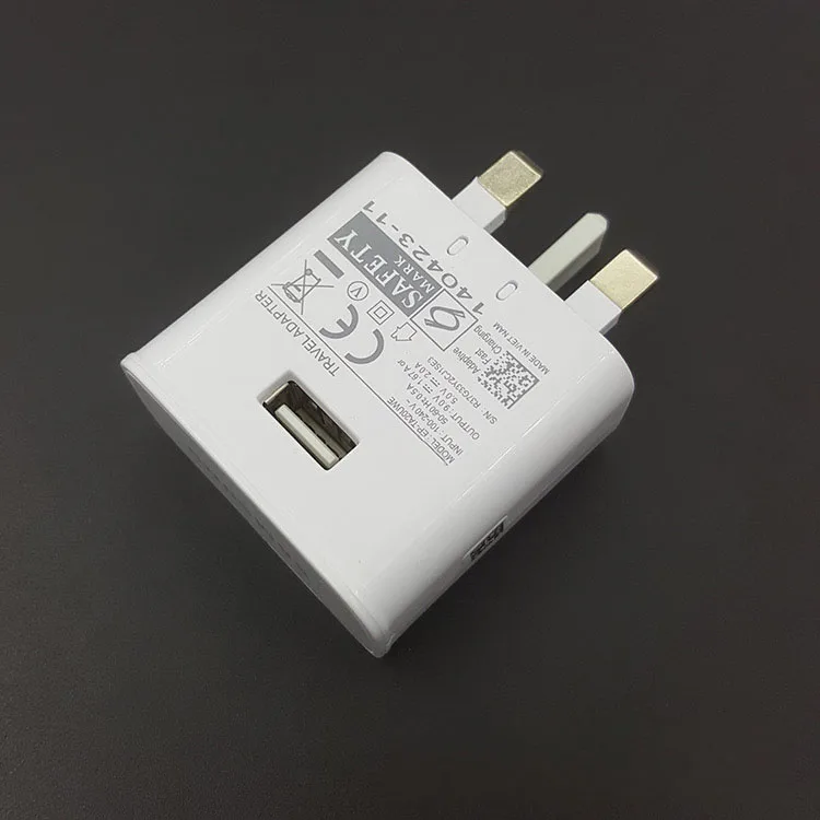 
S6/S7/S8/S9/S10 3 pin plug British Specification plug QC3.0 fast charger adapter white/black for samsung fast charger for uk 