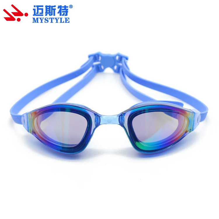 Silicone material wide view sports goggles