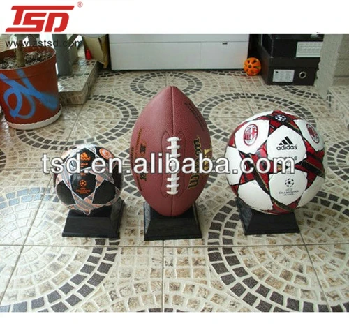 factory supply high quality soccer ball display stand,plastic ball display stand,bowling ball rack