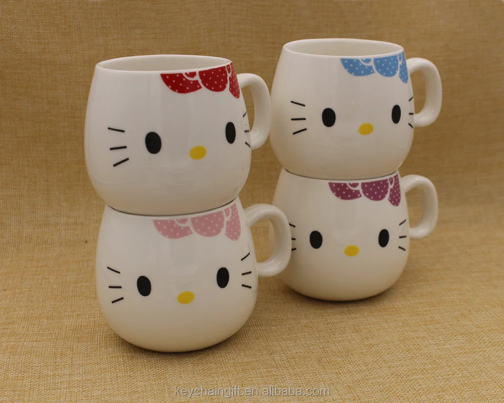 Быстрая доставка Синий kat чай фарфоровые кружки керамические чашки оптом