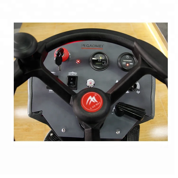 GAOMEI GM110BT85 automatic Ride on floor washer scrubber Floor Sweeper Machine