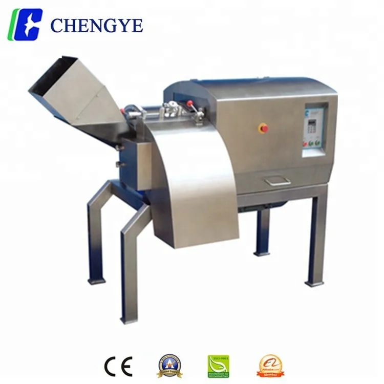 Automatic sausage cutting machine, frozen meat dicer machine