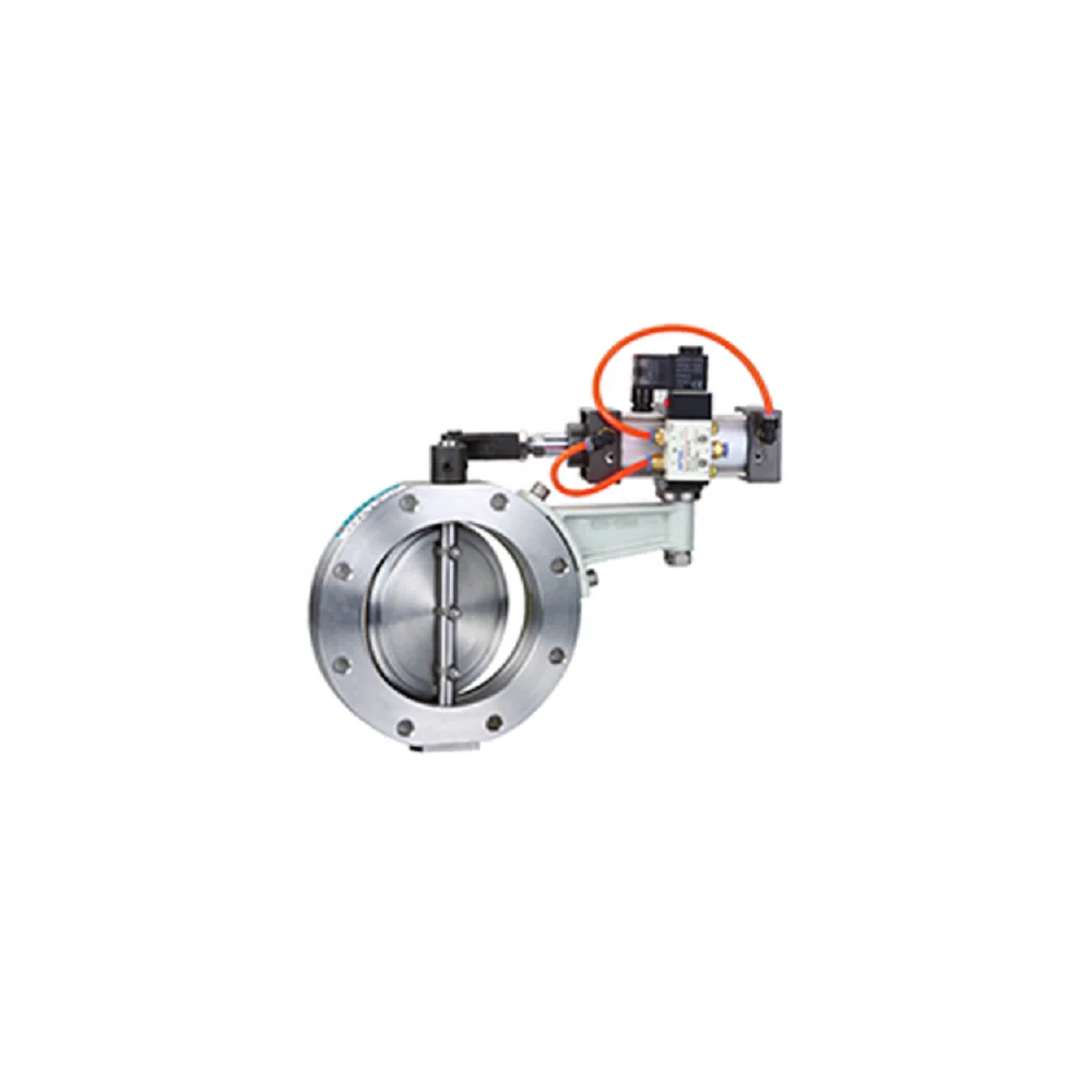 EVP high vacuum Pneumatic and Electric butterfly valve