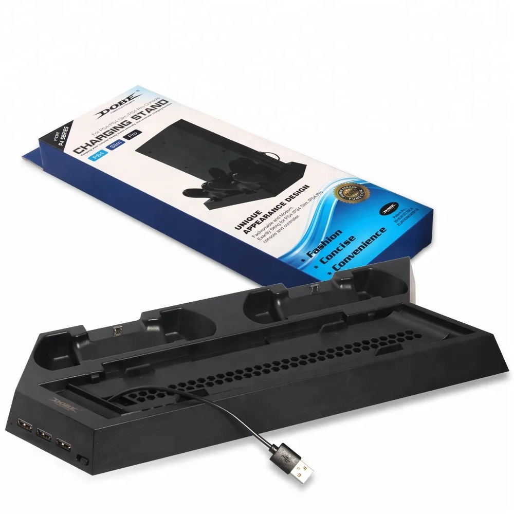
Dobe Popular Super charging stand with cooler for playstation 4 series 