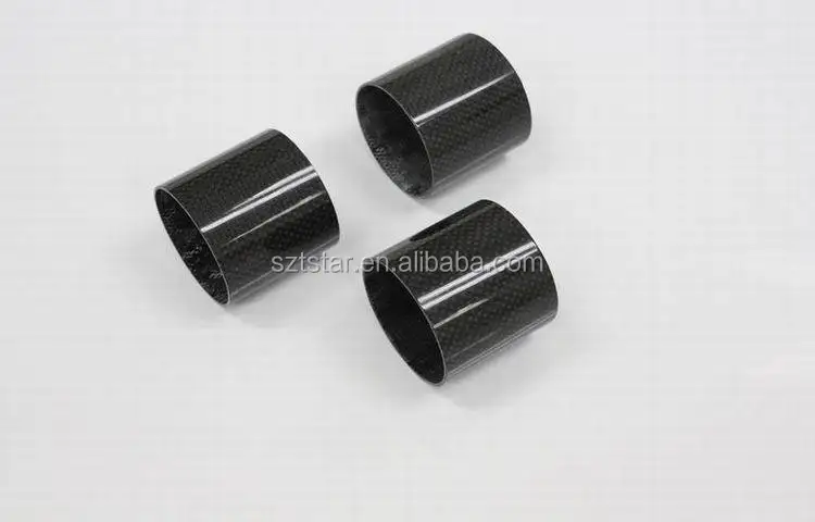 Легкие обмотки текстура поверхности углеродного волокна трубы / 3 К CRP трубы / углеродного волокна трубы