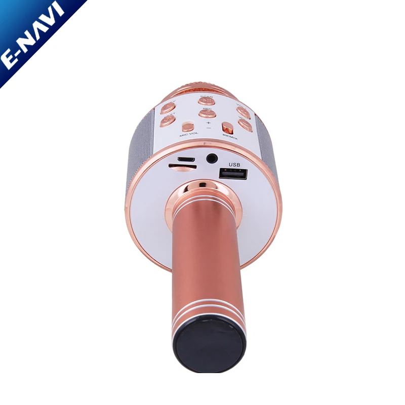 
WS858 Handheld Mic Speaker USB Portable Wireless KTV Karaoke Microphone for Mobile Phone and TV 
