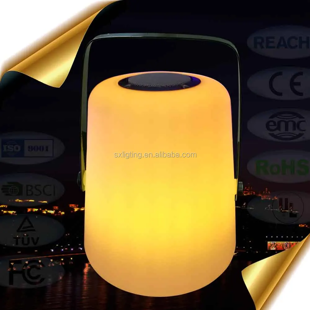 
Bluetooth Handle LED Lantern / Bluetooth RGB Color Changing Handle LED Lamp 