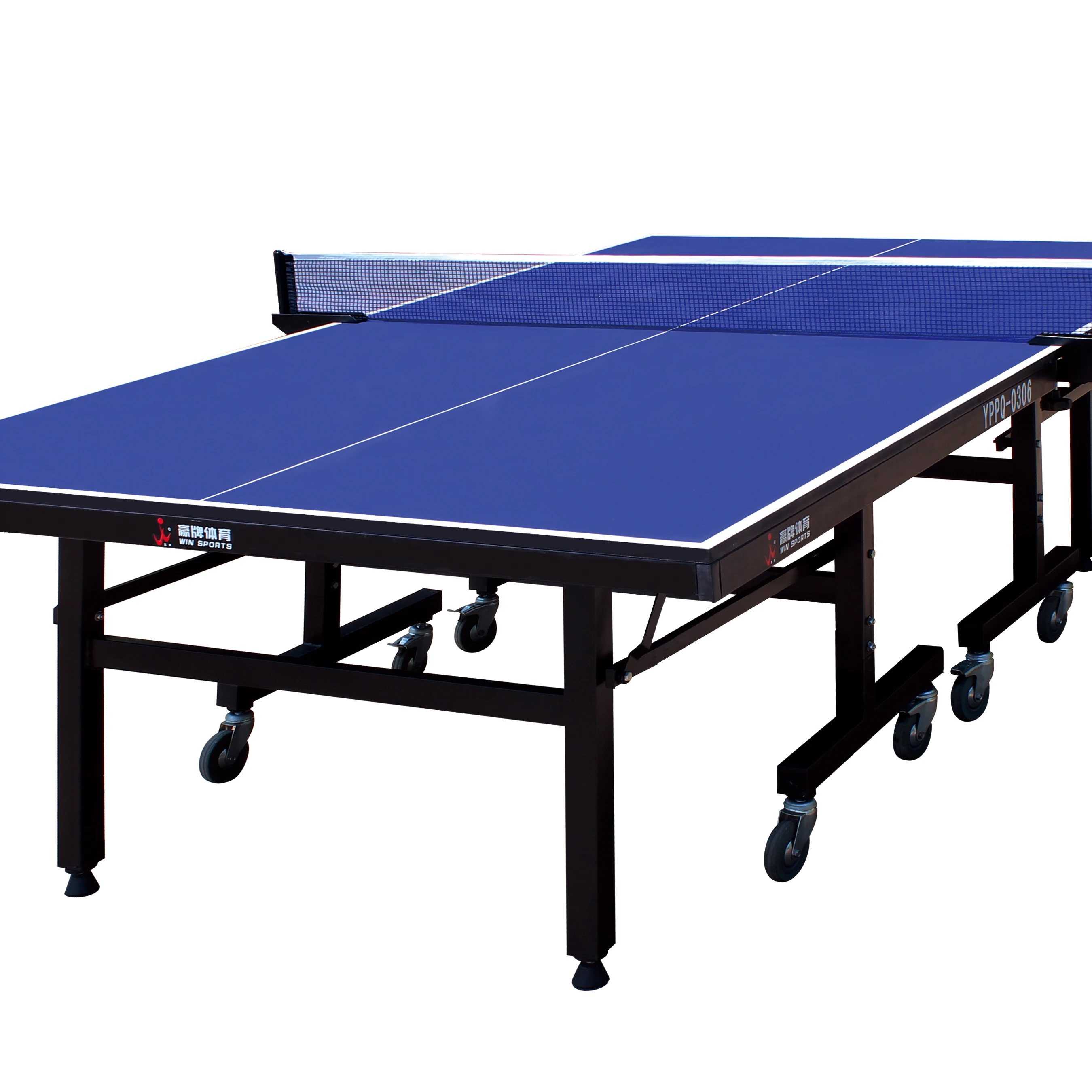 Factory folding table high quality super durable movable 18mm MDF indoor pingpong table tennis tables china