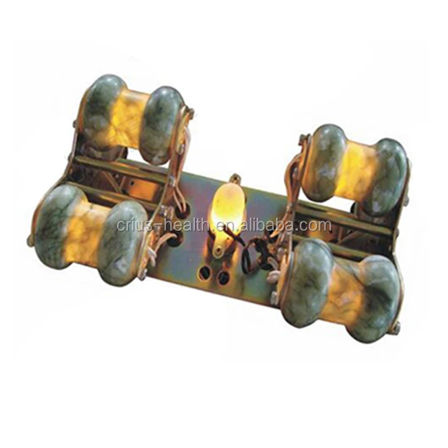 Full Body 3D Wooden Spa Table Jade Massage Bed