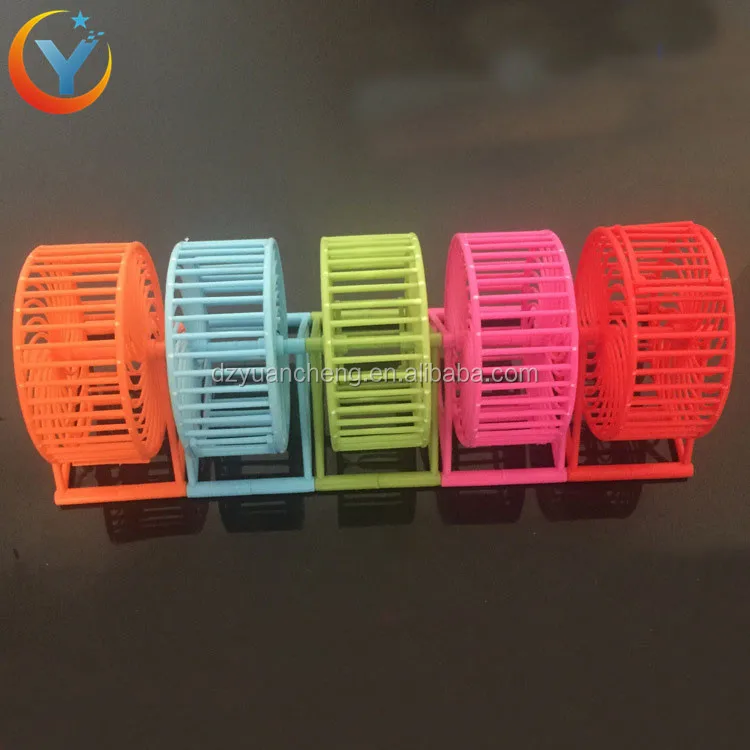 Plastic Mouse Hamster Wheel Mouse Dwarf Exercise Toy Wheel Running Spinner roller