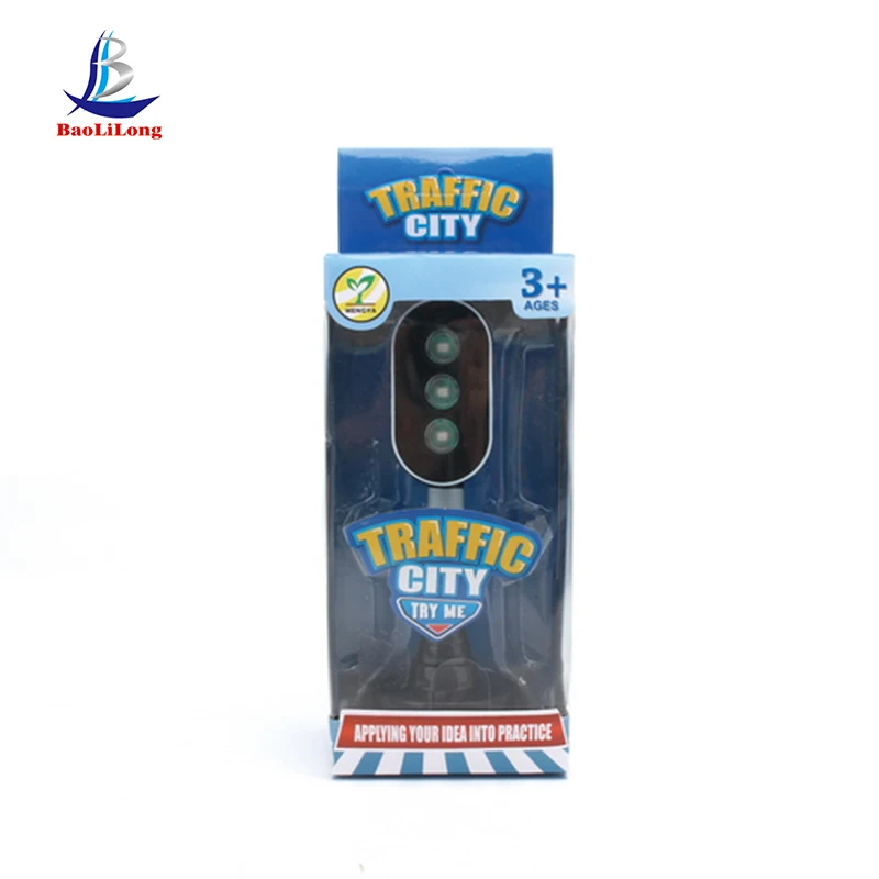 high quality simulation model battery operated toy with light and sound miniature traffic light kids traffic light toy