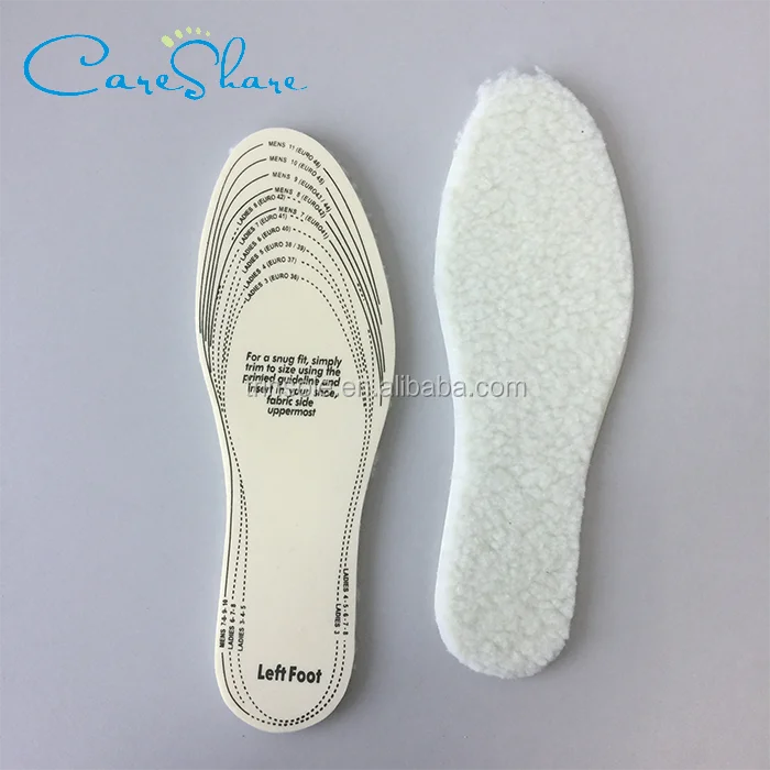 Многоразовые Мягкие ортопедические мужские теплые шерстяные латексные стельки