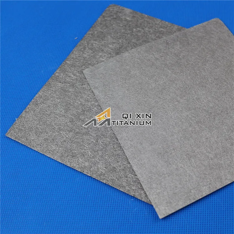 Water Filter Material Metal Fiber Sintered Titanium Felt