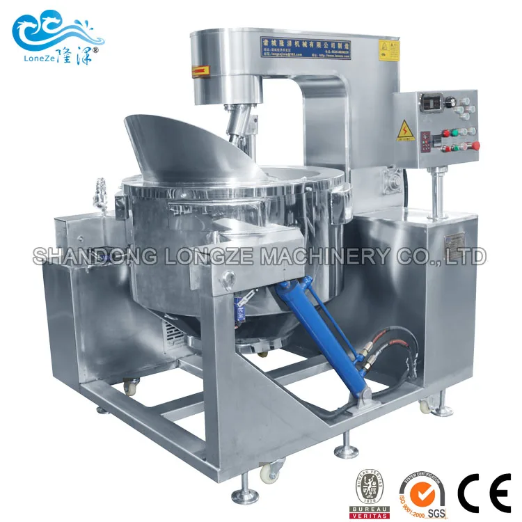 Автоматическая машина для приготовления томатной пасты, электрическая машина для приготовления миксера для кетчупа, соуса чили, соуса, чеснока, серийная продукция