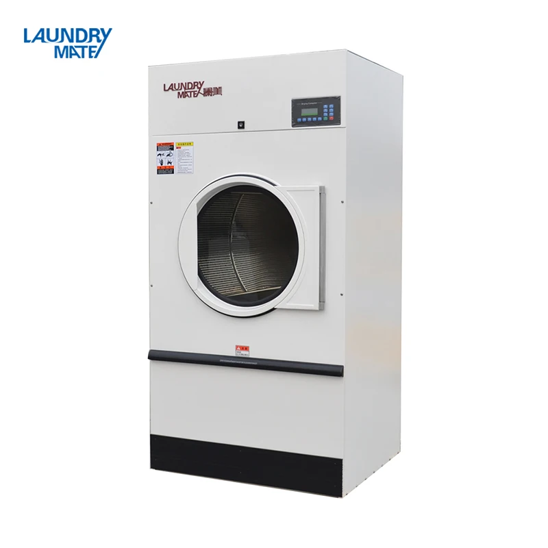 
commercial Gas wash machine dryer LPG electric steam heating laundry tumble dryer 