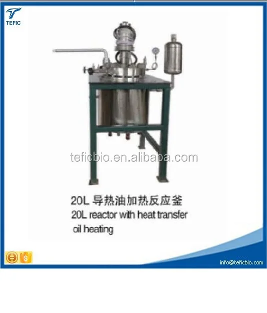 20L reactor with heat transter of heating 316 stainless steel high pressure agitator mixing reactor