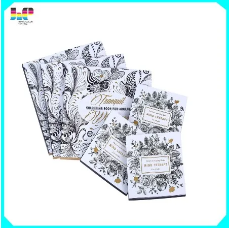 Cheap custom adult coloring book printing