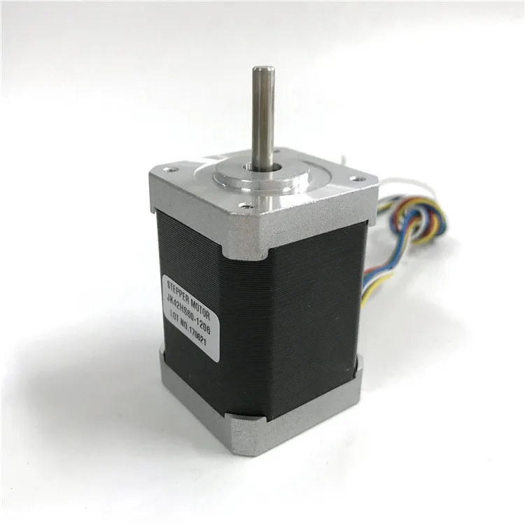 NEMA17 and 42mm*60mm 6.5kg.cm 2phase 1.8degree hybrid stepper motor with round shaft diameter 5mm and leading wire 300mm