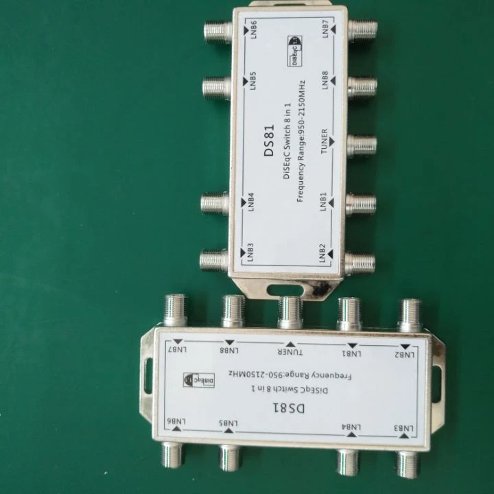 Manufacturer- Diseqc Switch 8-in-1out Satellite FAT TV Accessory, DiSEqC1.1 Control