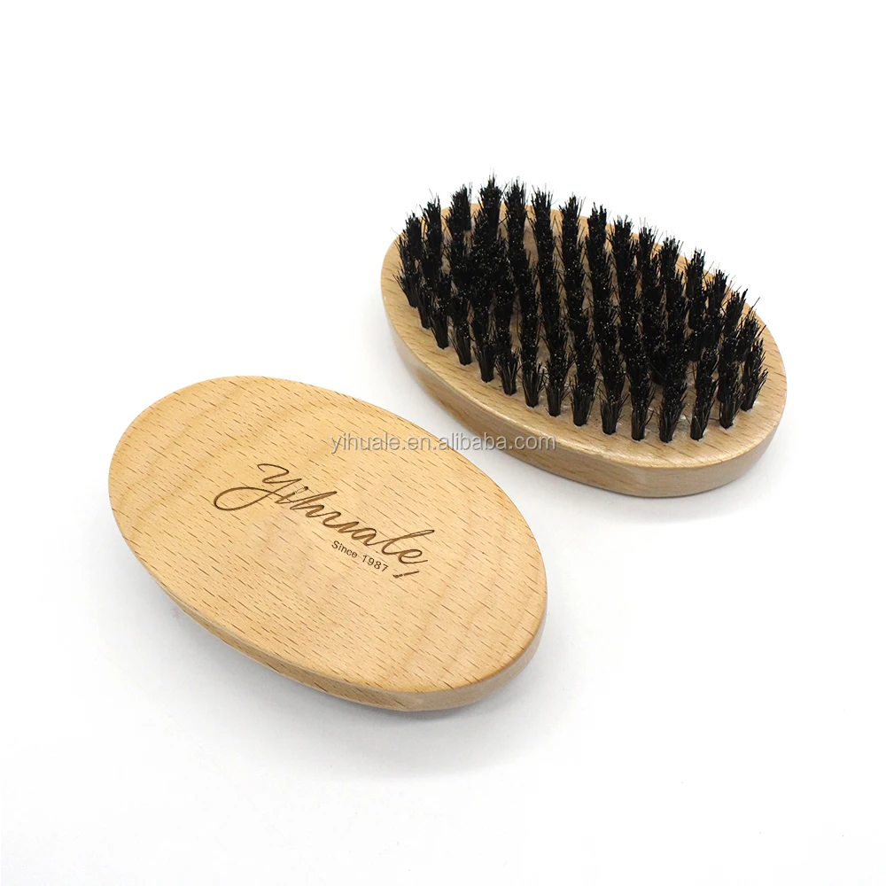 Beard Comb & Beard Brush Set for Men Natural Boar Bristle Brush and  beech Wood Comb