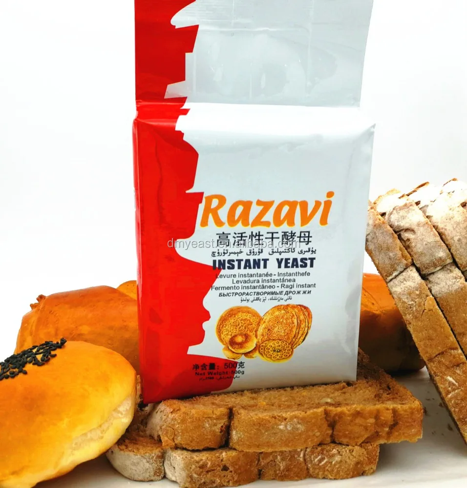
500G RAZAVI LOW SUGAR YEAST ACTIVE FEED yeast FOR bread 