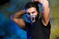 Wireless Bluetooth Earphone with Mic face Mask Anti Dust Stereo Music Headphone Handfree Headset Bone Conduction