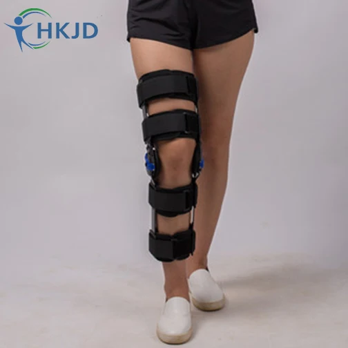 Nvorliy Hinged ROM Knee Brace Adjustable Knee Immobilizer Support for Arthritis, ACL, PCL, Meniscus Tear, Tendon, Osteoarthritis