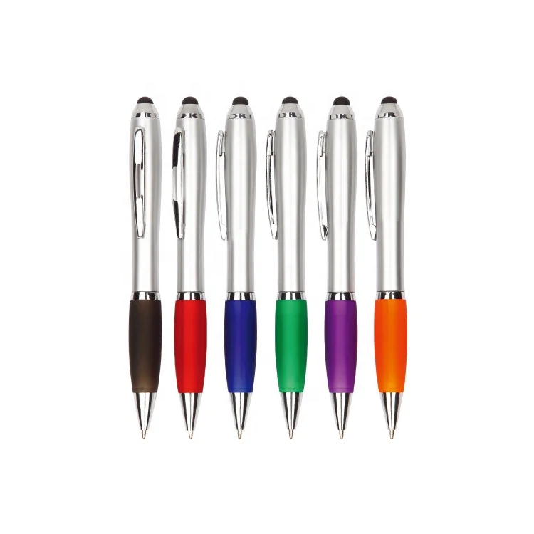 Wholesale cheap office gift colored promotional ballpoint pen custom plastic ball pen