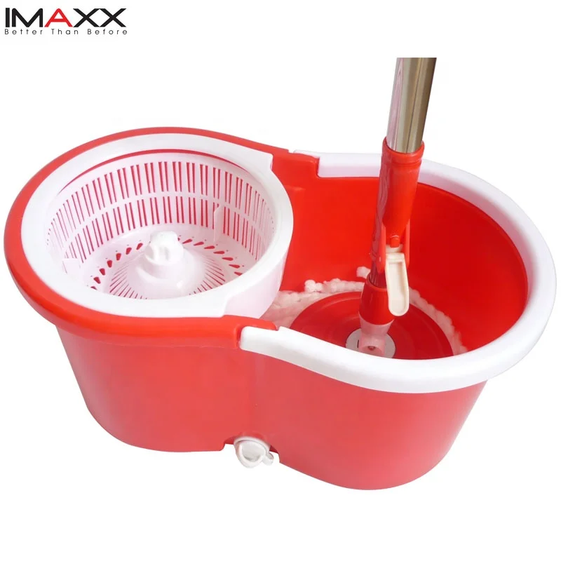 IMAXX Household Cleaning Mop High Quality Durable Twist Floor 360 Mop Super Spin Easy Mop with Bucket