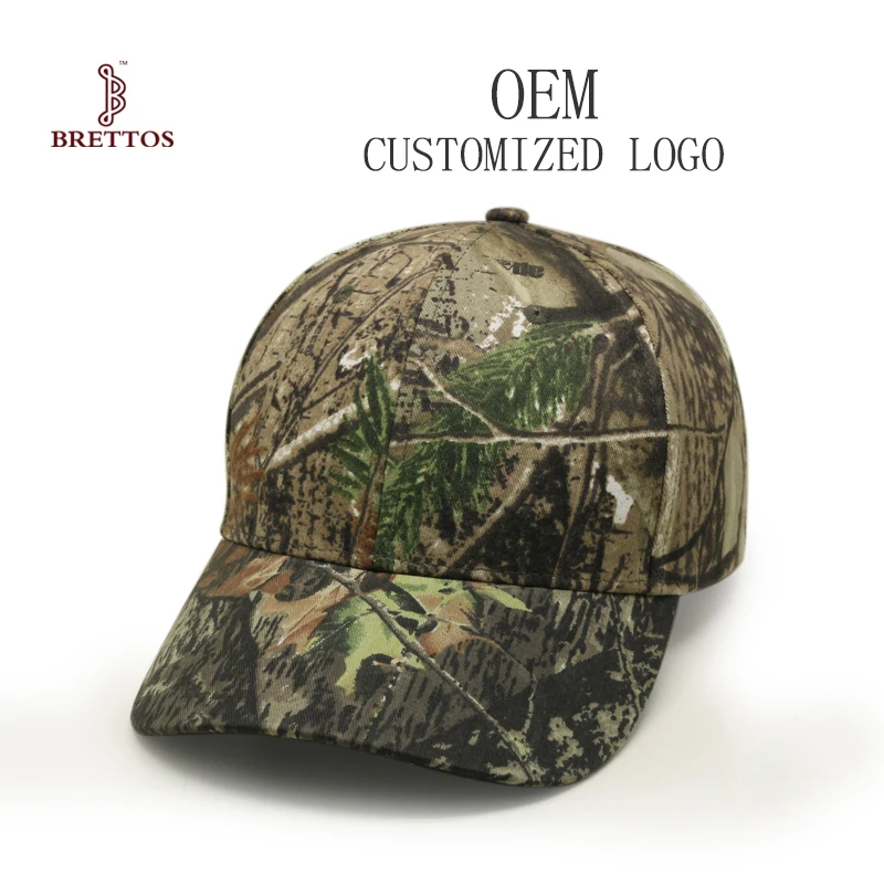 
Factory OEM Custom High Quality Baseball Camp Camo Hat 