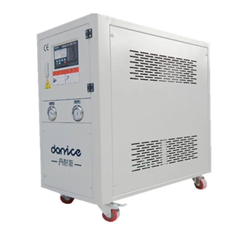 Dannice New Design 30kw cooling capacity water chiller manufacturer with cooling tower and two water pumps inside