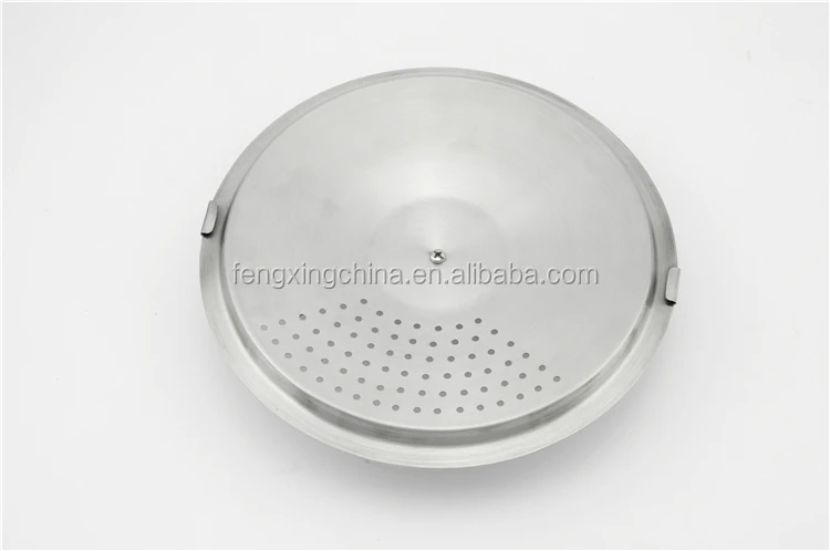 Kitchen Equipment For Home Two Ears Stainless Steel Pasta Pot With Strainer Lid