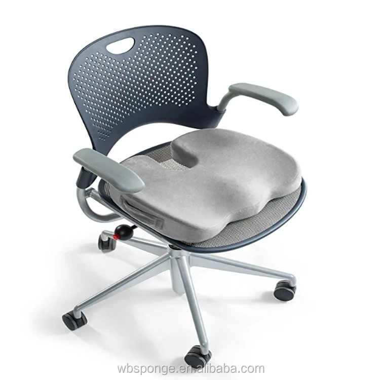 Gel Memory Foam Coccyx seat back Cushion