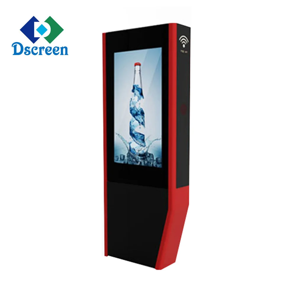 Заводская Высококачественная водонепроницаемая ip 65 цифровая вывеска наружный 43 дюймовый ЖК напольный наружный рекламный дисплей