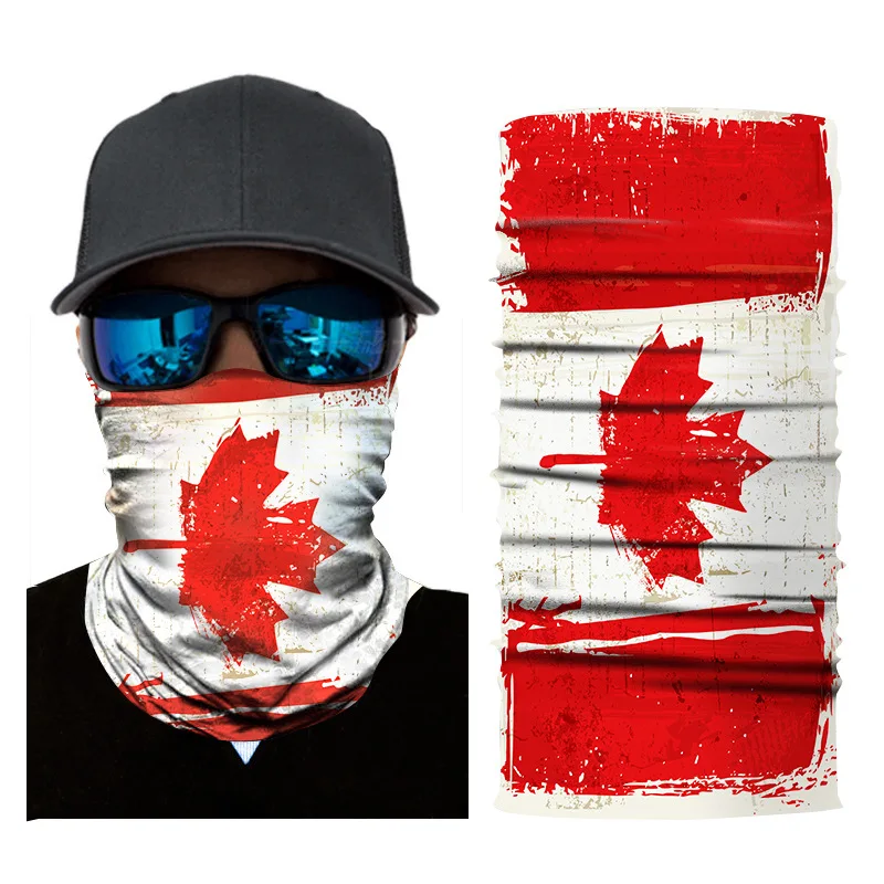 young teenager face shield magic sports neck scarf custom printed camouflage cotton breathable bandana