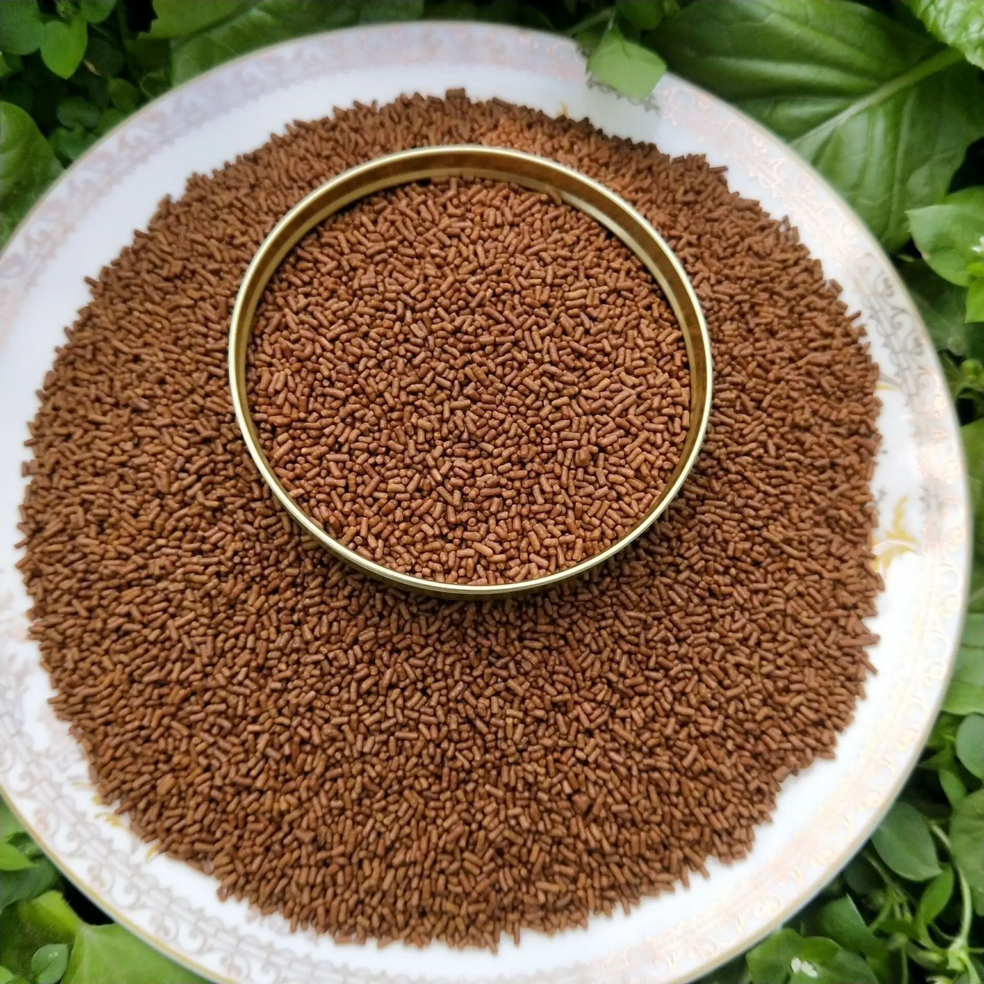 
high mountain black tartary buckwheat tea, bitter buckwheat granule tea made with most nutritious wheat bran tea 